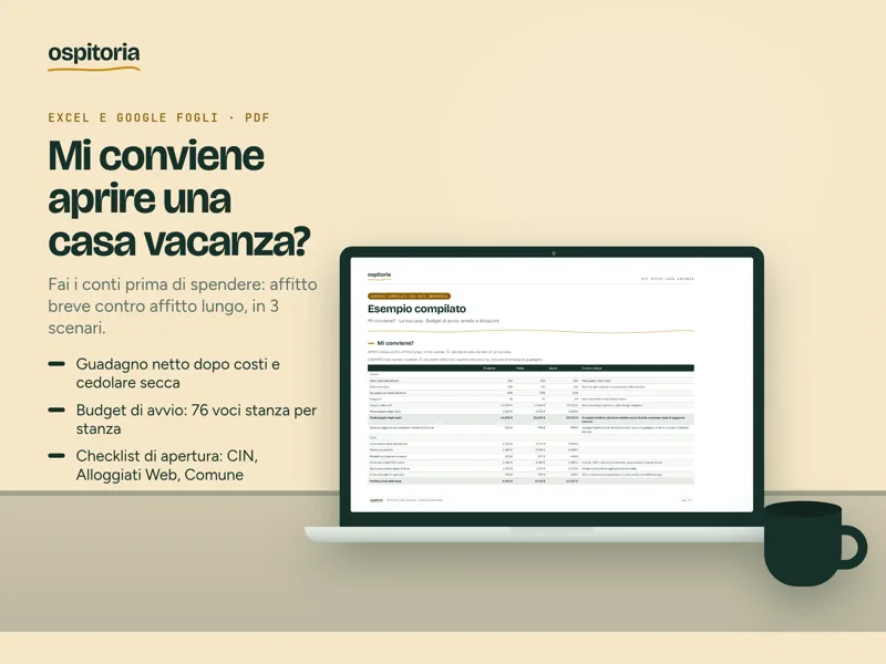 Copertina di Kit Avvio Casa Vacanza