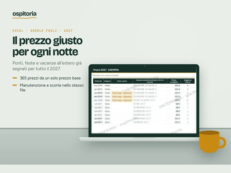 Copertina di Planner Annuale Host 2027
